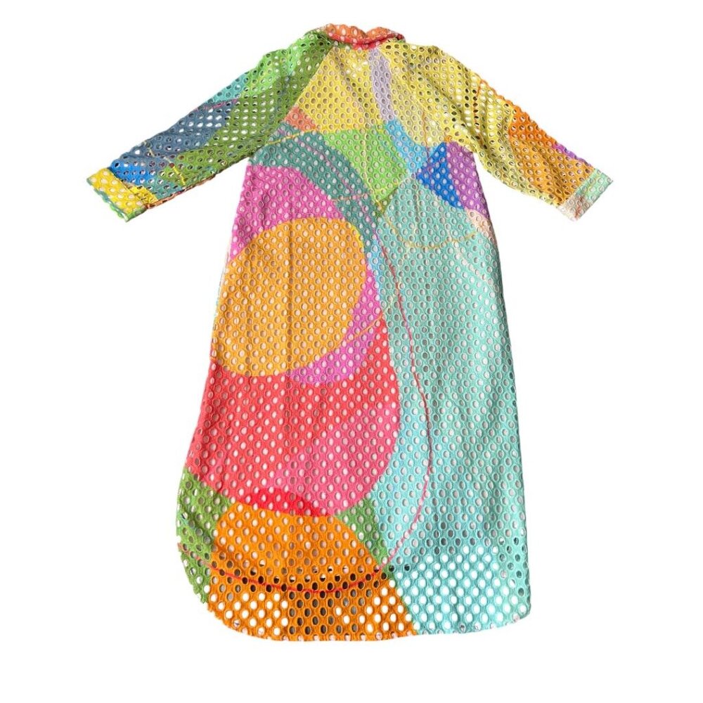 NWT Anthropologie Conditions Apply Long Sleeves Dozaria Shirt Dress Topper XS - Picture 6 of 12